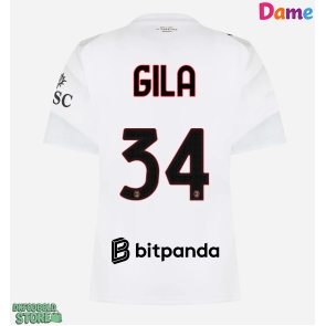 AC Milan Mario Gila #34 Replika Udebanetrøje Dame 2026-27 Kortærmet
